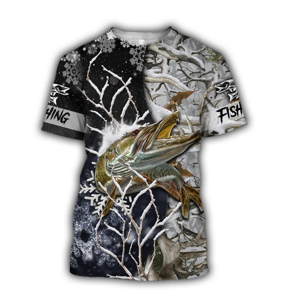 Vintage T Shirt Men/Woman Short Sleeve 3D Fish Print Top 2023 Oversized Clothes O Neck Casual Tee Male T-Shirt Streetwear