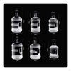 Water Chiller Bottle Food Grade Refillable Jug Portable Handle Household Storage for Campers,