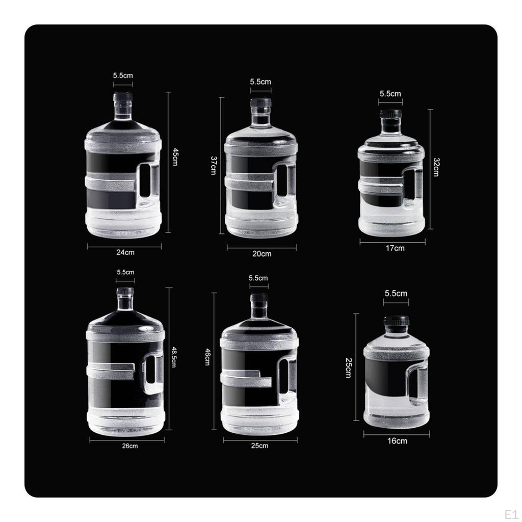 Water Chiller Bottle Food Grade Refillable Jug Portable Handle Household Storage for Campers,