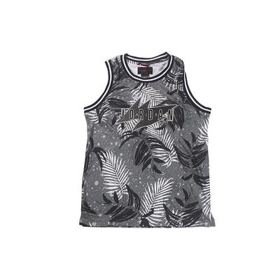 Wings Palm Print Basketball Vest Men Tops Smoke-Grey CJ4315-084