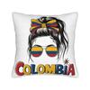 Colombia Flag Pillow Covers Product Printing Cushion Cover Decor  Throw Pillow Case Cover Home Multiple Sizes