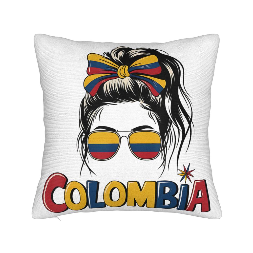 Colombia Flag Pillow Covers Product Printing Cushion Cover Decor Throw Pillow Case Cover Home Multiple Sizes