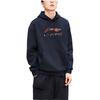 Li Ning Logo Sports Casual Printed Long Sleeve Sweatshirt Men sweatshirt Black AWDS441-1