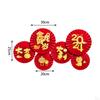 6 Pack Paper Fans Celebrate Chinese Year Festival Accessories