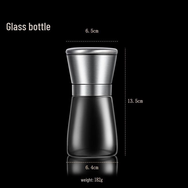 

Stainless Steel Manual Pepper Grinder Set