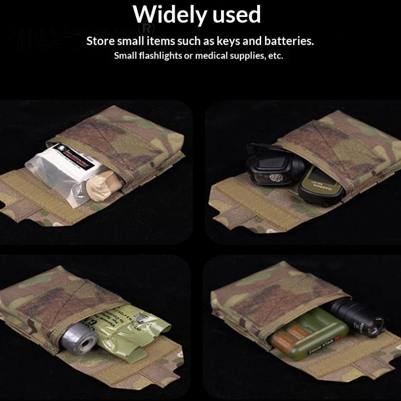 Small Pouch Lightweight Utility Bag Molle Daily Sundry Holder General Outdoor Bag Bicycle Camping Emergency Bag Essential Pouch
