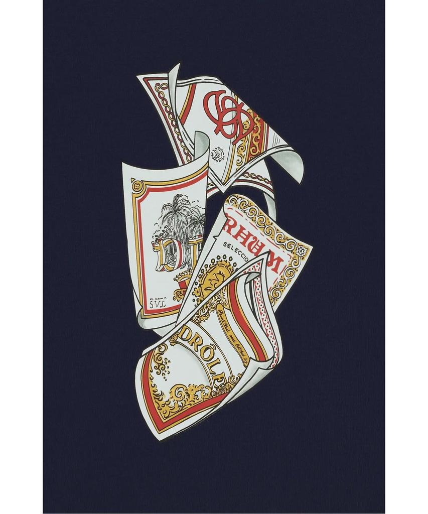 DROLE DE MONSIEUR Rum Label Graphic T-Shirt T-Shirt Rum Labels D0Tcm26213Nyx