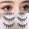 Mogugu - Set of 5 Pairs: Doll Eye Spiky False Eyelashes