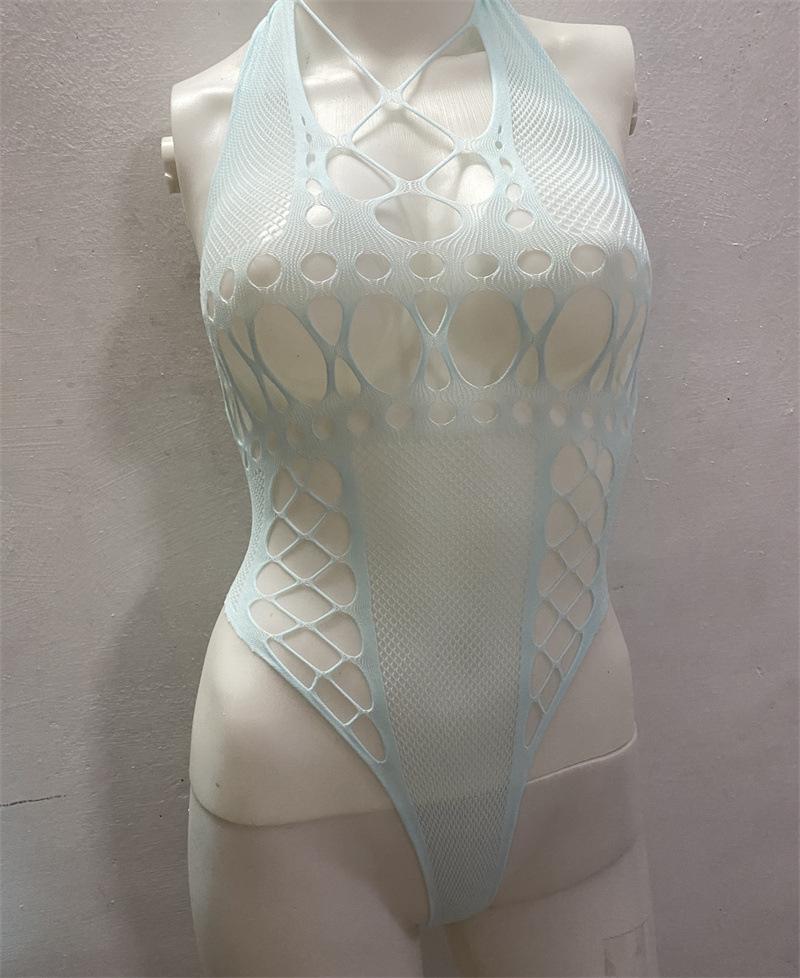 Leidenschaftliches Bodysuit-Dessous mit offenem Schritt und hoher Elastizität