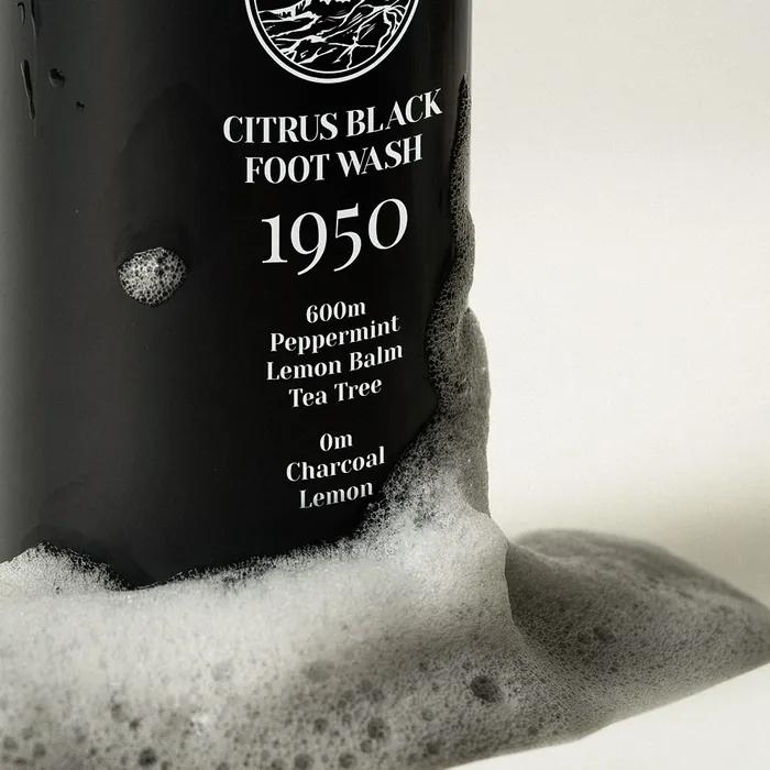 [Vegan]_[Foot Odor Eliminator/Pregnant Women's Gift] 1950 Jeju Citrus Black Foot Wash 385ml (99.9% Antibacterial)