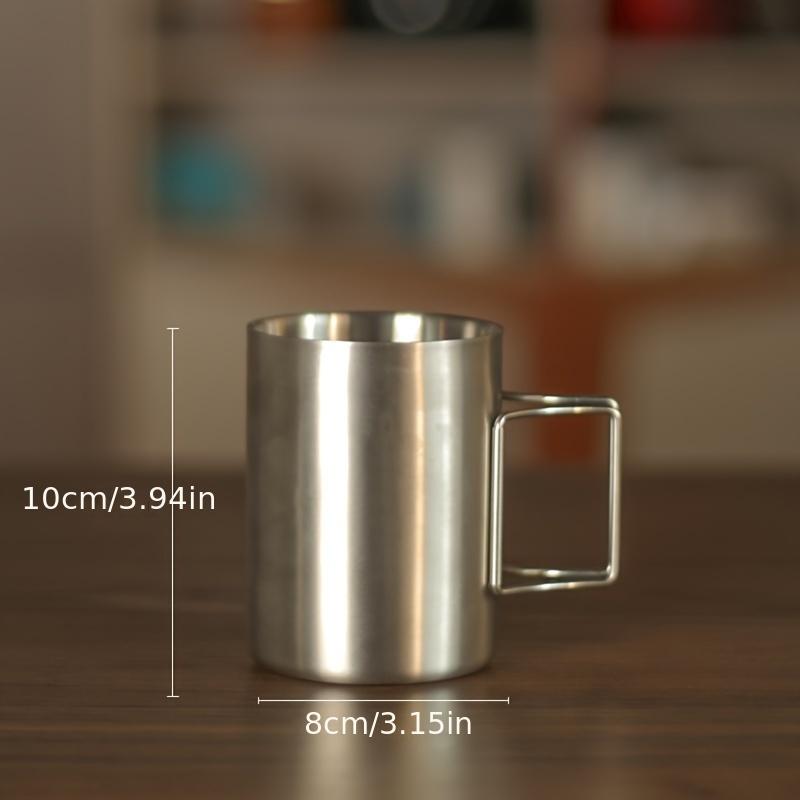 Kaffeefiltertasse aus Edelstahl mit doppellagigem Netz - Keine Papierfilter erforderlich, 304 Edelstahl, langlebig und rostbeständig