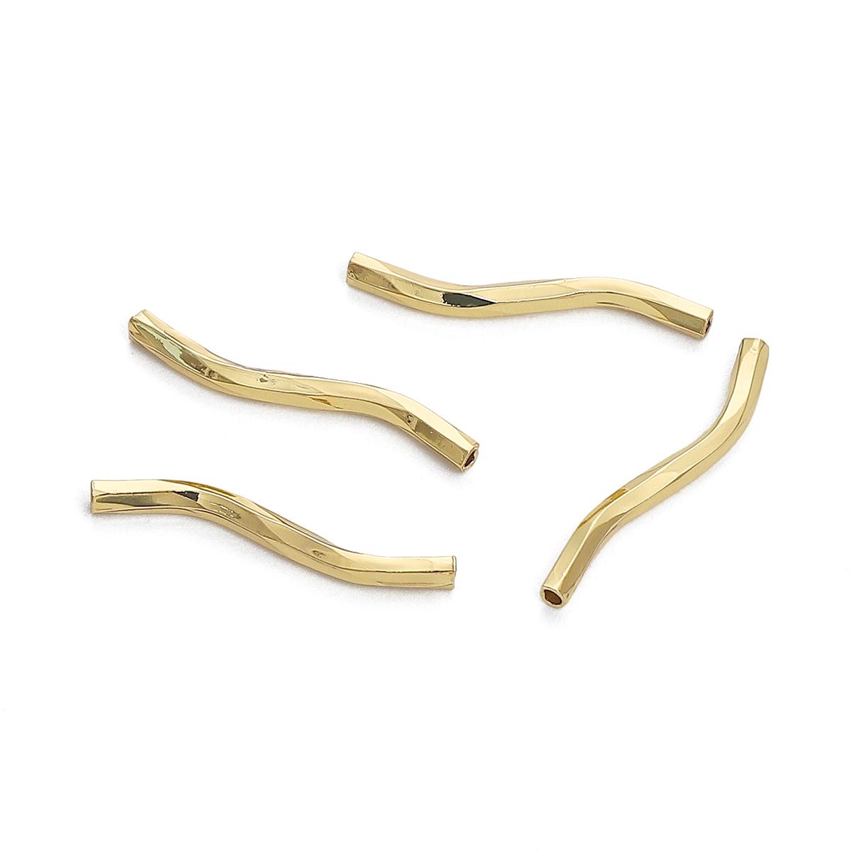 

S-образная трубка с медным рисунком для изготовления ювелирных изделий своими руками, аксессуары для рукоделия 2x20m