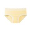 Female Summer Pure Color Skin Breathable 10A Antibacterial Cotton Crotch Elastic Hip Waist Triangle Briefs