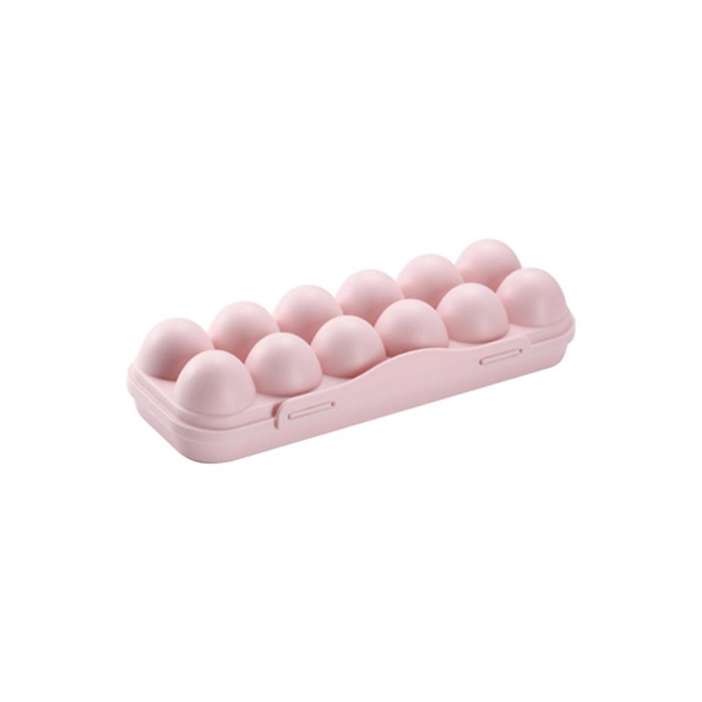 Useful Well Protect No Burrs PP Temperature Resistant Egg Storage Box for Home Egg Box