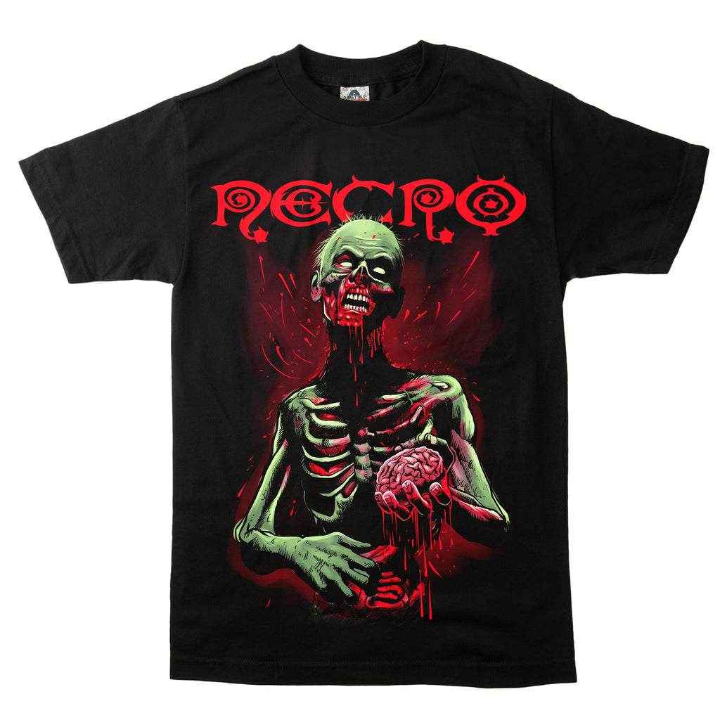 Retro Necro Band Graphic Cotton T-shirt Unisex Summer Short Sleeve Fashion Brand Tee Luxury Casual Vintage Retro Top