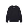 STONE ISLAND 72156 Garment Dyed Cotton Crewneck Black Unisex Streetwear 721563051-V0029