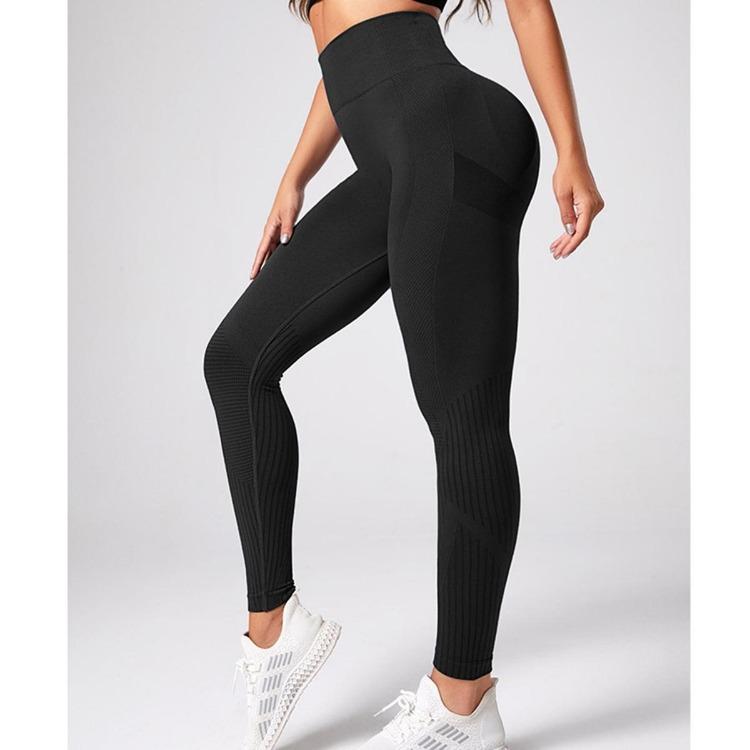 Women High Waisted Seamless Yoga Pants Gym Leggings Solid Fitness Running Workout Training Tights Sportswear
