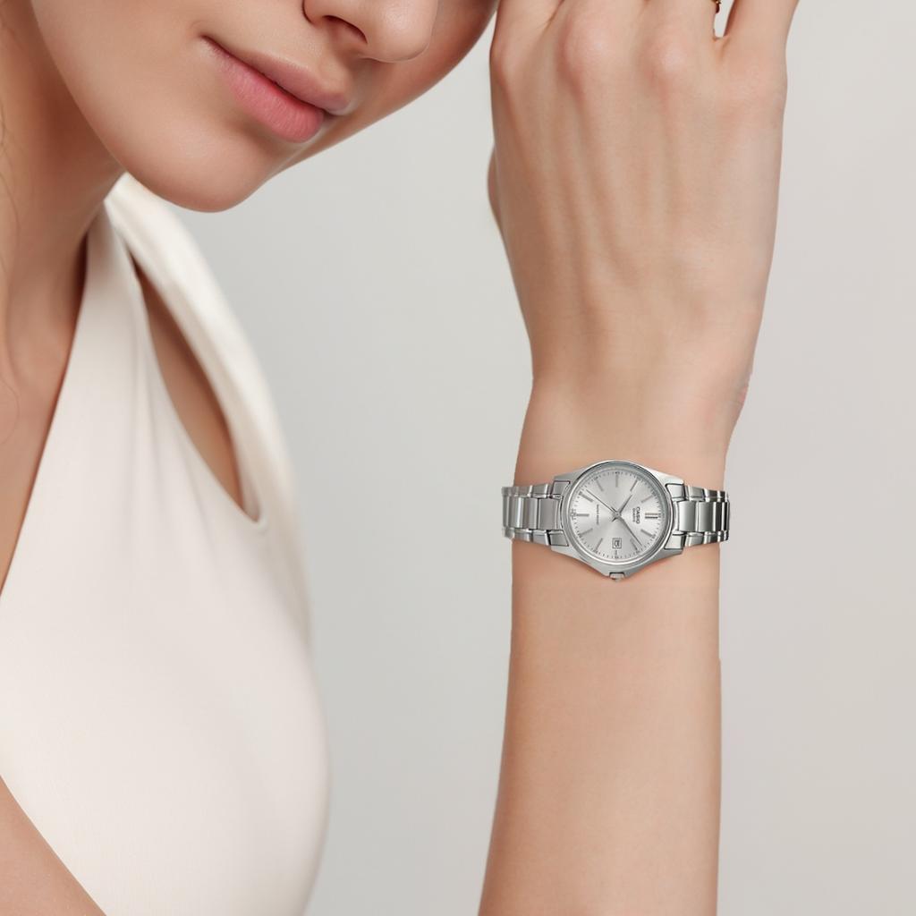 Casio Women's DRESS Silver Watch LTP-1183A-7A-