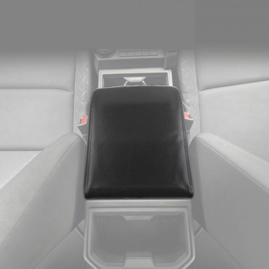 Carbon Center Console Lid Armrest Cover Cushion Pad For Toyota Tacoma 2024-2025