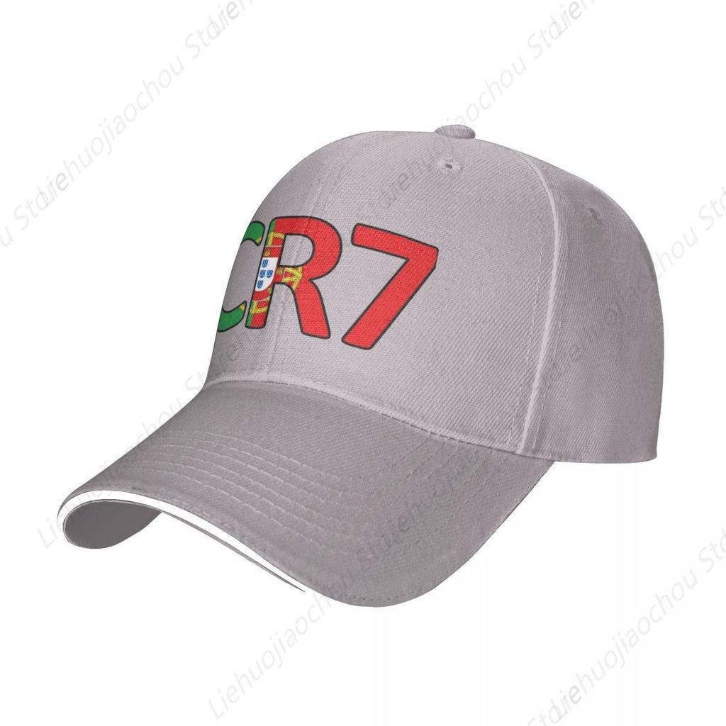 CR7 Football Soccer Baseball Caps Hip Hop Ronaldos Sandwich Cap Unisex Adjustable Dad Hat Travel Gift
