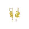 Swarovski Swan Earrings Womens