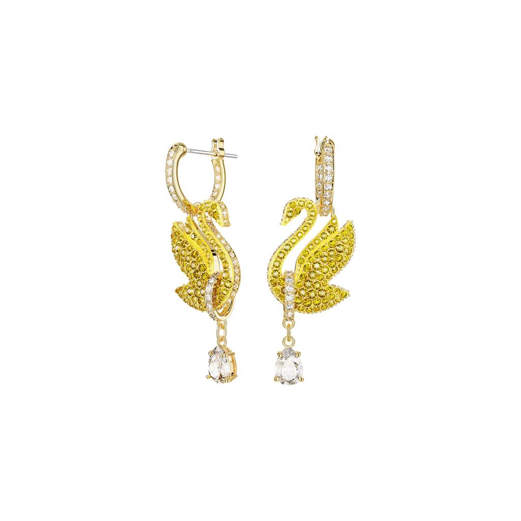 Swarovski Swan Earrings Womens
