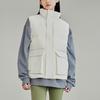 Anta Gilet Senza Maniche in Pile Monocolore con Cerniera Nascosta e Collo Alto da Uomo Bianco 952238901-1