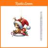 Car Christmas Hanging Accessories Acrylic Material Festive Decoration Vehicle