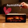 Fireplace imitation flame humidifier home bedroom colorful atmosphere lamp high-value essential oil aromatherapy machine