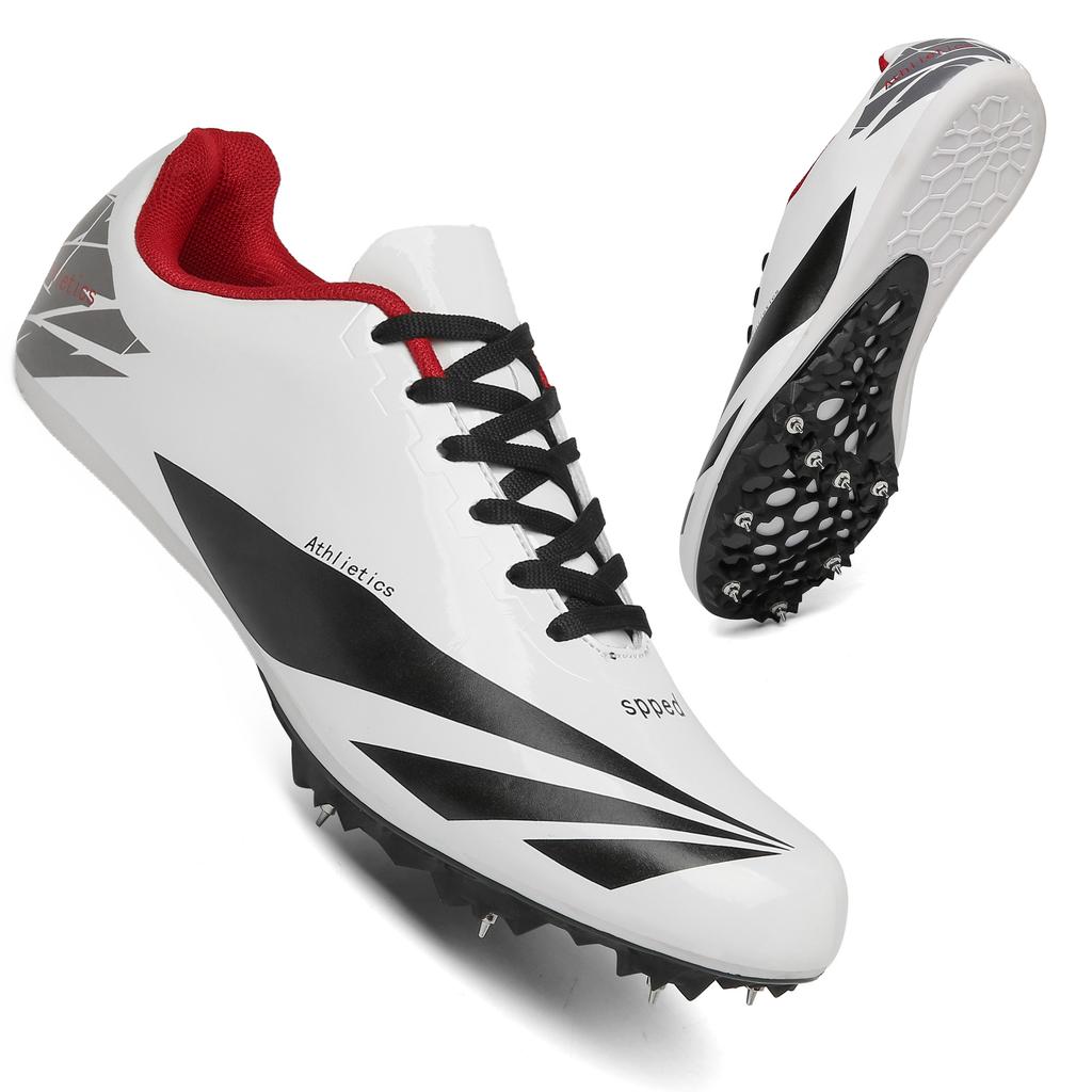 Neue Mandarinenten-Nagelschuhe Leichtathletik Sprint Herren- und Damen-Nagelschuhe Körpertest Weitsprung Lauf-Nagelschuhe Training Leichtathletik