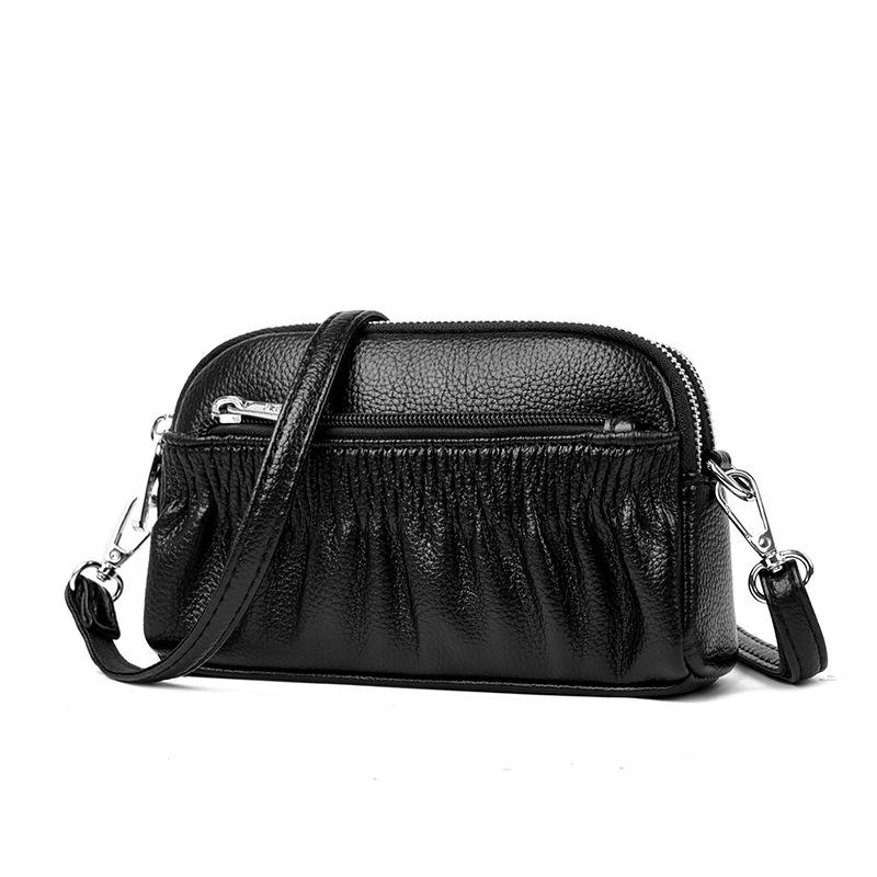 Single Shoulder Bag with Multiple Pockets, Small Square Bag, Women's Commuter Crossbody Bag, Handbag