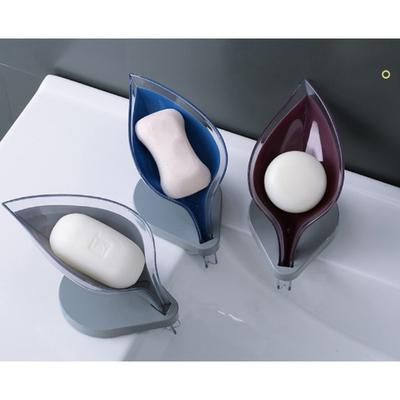 2pcs Soap Box Sink Sponge Drain Box Creative Suction Cup