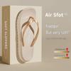 Eva Women’s Non-Slip Summer Flip-Flops - Toe-Post Beach Sandals for Outdoor Wear, Solid Colors, High-End Feel