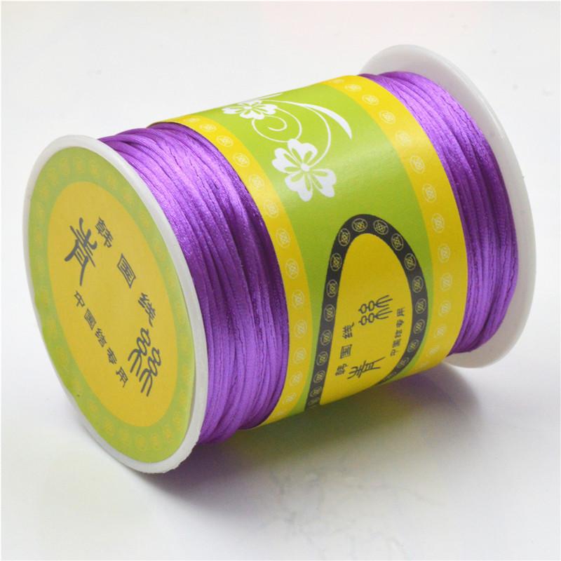 Line 7, Chinese Knot Silk Red Thread, Woven Bracelet Thread, 80 Meters Per Roll