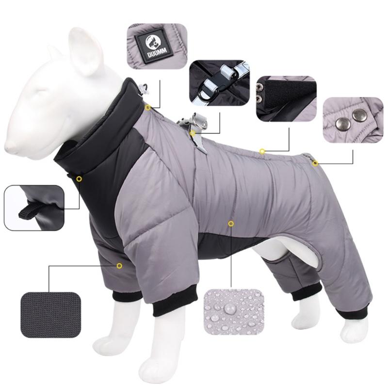 Padded Dog Jackets Reflective Dog Winter Coat Warm Comfortable Clothes