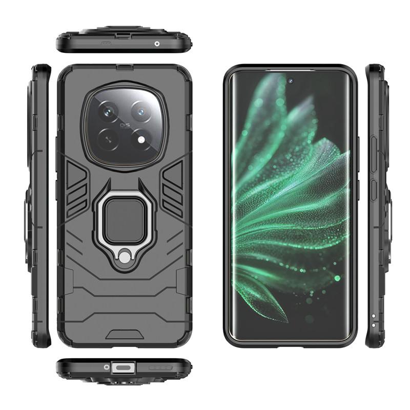 For Realme P2 Pro Case For Realme P2 Pro Cover 6.7 inch Armor Finger Ring Hard Shockproof Protective Bumper For Realme P2 Pro