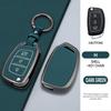 Zinc Alloy Leather Car Folding Key Cover Case Holder Keychain for Hyundai Avante I10 I20 I30 HB20 IX25 IX35/45 TUCSON Accessorie
