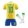 Neymar Jr. Echipament Sportiv Copii Brazilia Poliester Galben/Albastru Set Sportiv Copil
