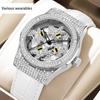 Time Comes and Goes, Diamond-encrusted Rotating Watch for Women, Quartz Watch