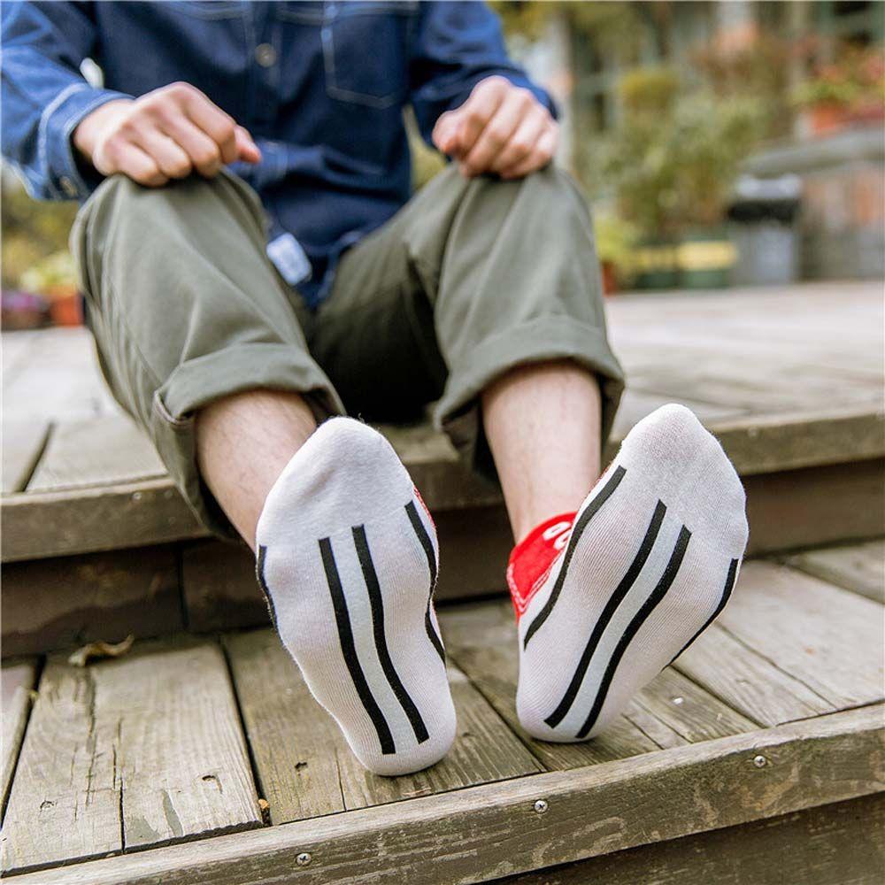 Casual Shoes Pattern Shallow Comfortable Men's Short Socks Low-top Socks Women Hosiery Boat Socks