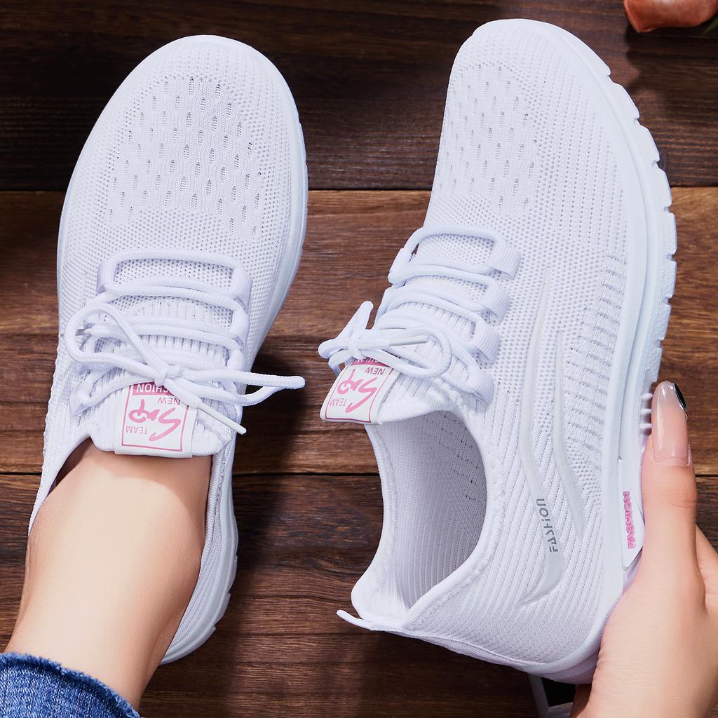Sneakers Small Single Processed Shoes Flying Woven Breathable Casual Shoes Versatile Net Shoes