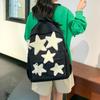 Women Backpack Large Capacity Nylon Casual Star Kawaii Back Pack Student Shoulder Bag Travel School Bags for Girls Bookbags