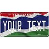 Custom Personalized The Gambia Flag Wave Decorative Tag Waterproof Dustproof Wall Hanging Ornament