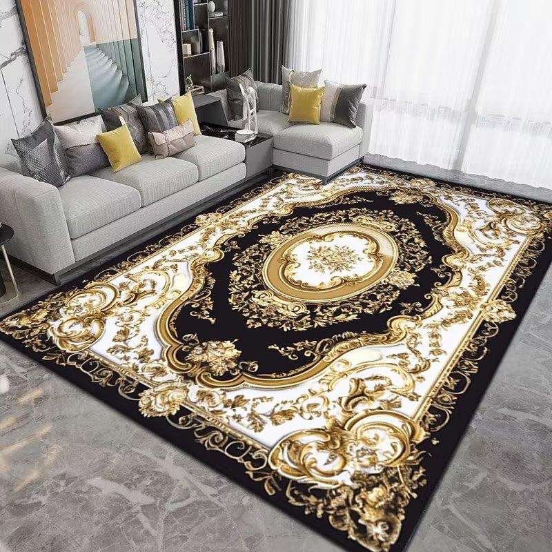 Nordic Style Light Luxury Noble Carpet Living Room Washable Non-slip Rugs Mat Household Carpets for Bedroom Classic Style Rug