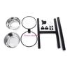 Dog Feeding Bowls Adjustable Elevated Pet Feeding Water Bowls with Stand HX6C