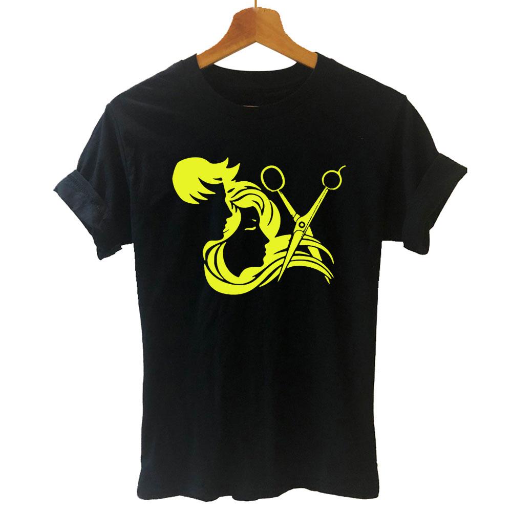 Funny Barber Weapon Scissors T Shirt Hairdresser Barber Hair Stylist Definition Hip Hop Harajuku T-shirt Women Clothing