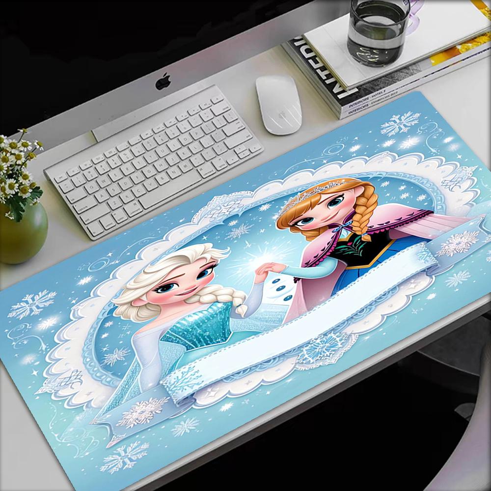 Elsa Theme Mouse Pad, Non Slip Rubber Base, Multifunctional Office & Home Decor, Perfect for Workspace Personalization.