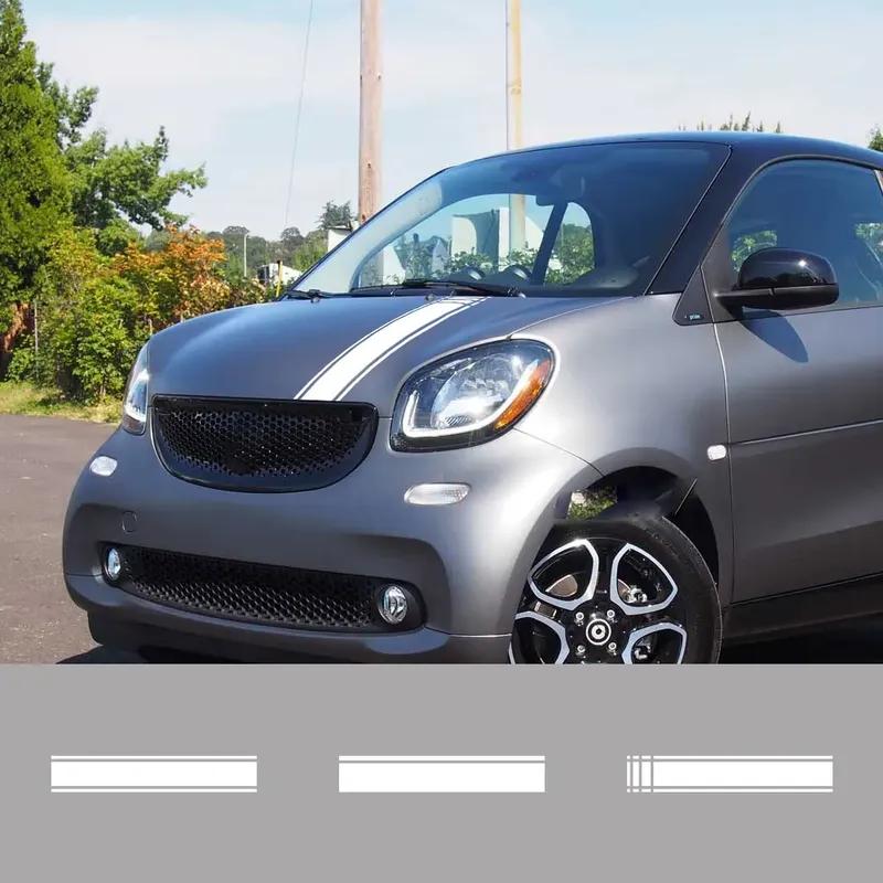 Car Front Head Engine Cover Hood Sticker For Mercedes Benz Smart Forease Fortwo Forfour Vinyl Film Decal Auto Tuning Accessories