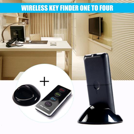 Tracking Device Portable Wireless 80dB 30m Distance 499.82MHz One Click Search ABS Four Colors Key Finder Home Supply