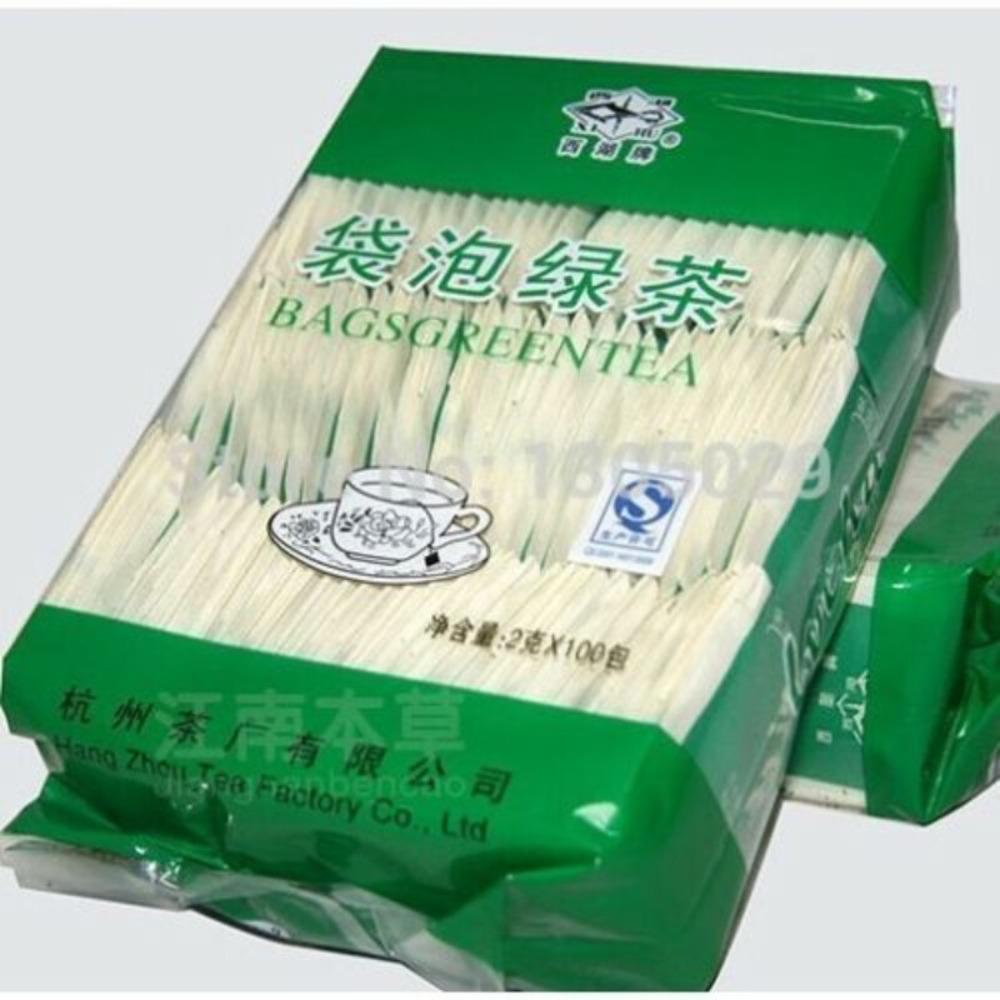 

200g Longjing Tea Green Dragon Well Chinese Bags 2g*100 Pcs